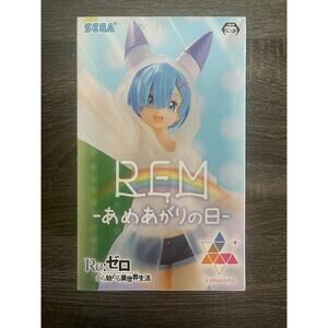 Re:Zero Rem Figure SEGA Prize Anime Collectible Japan NWT